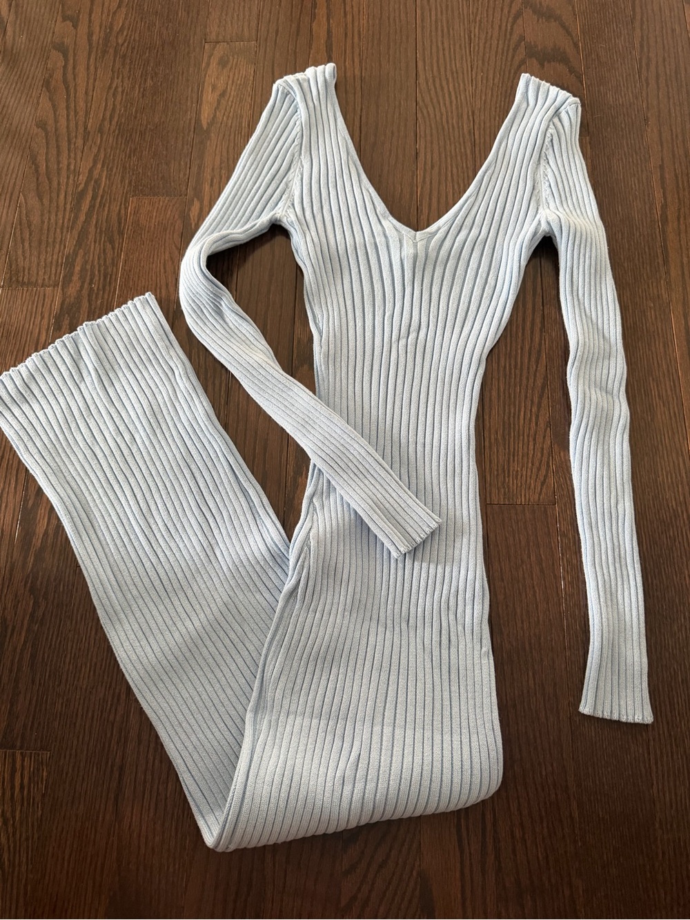 FASHION NOVA Kallan Knit Dress - Blue